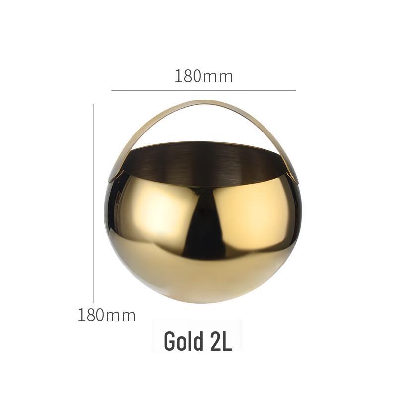 

Hanyou 2-литровое изолированное ведро для льда из нержавеющей стали с щипцами