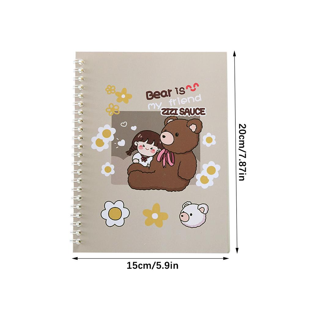 Carnet à spirales double face A5 B5 Style Anime Pour Étudiants et Employés de Bureau