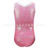 Girls Shiny Ballet Dance Gymnastics Leotard Tutu Dress Performance Outfit Set
