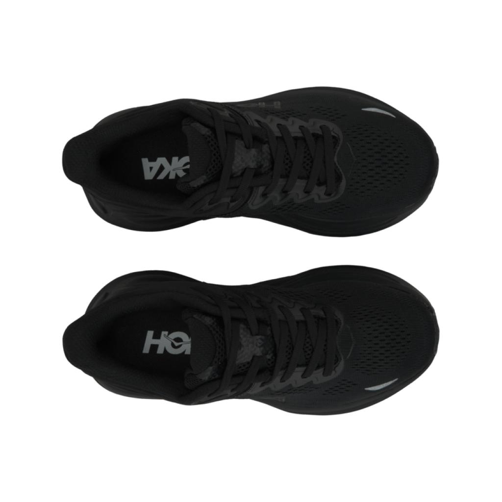 Hoka One One Bondi 9 Comfortable Versatile Durable Breathable Low-Top Long-Distance Running Shoes Women Sneaker Black 1162014-BBLC