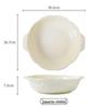 Deouxingguang Large Ceramic Double-Handle Serving Bowl