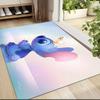Stitch Adventure Carpet Rug Soft Washable Antislip Home Living Room Sofa Mats Personalized Christmas Rug