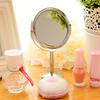 Miroir de maquillage de bureau double face HD en métal grossissant petit miroir de bureau grand miroir rotatif de bureau miroir de vanité