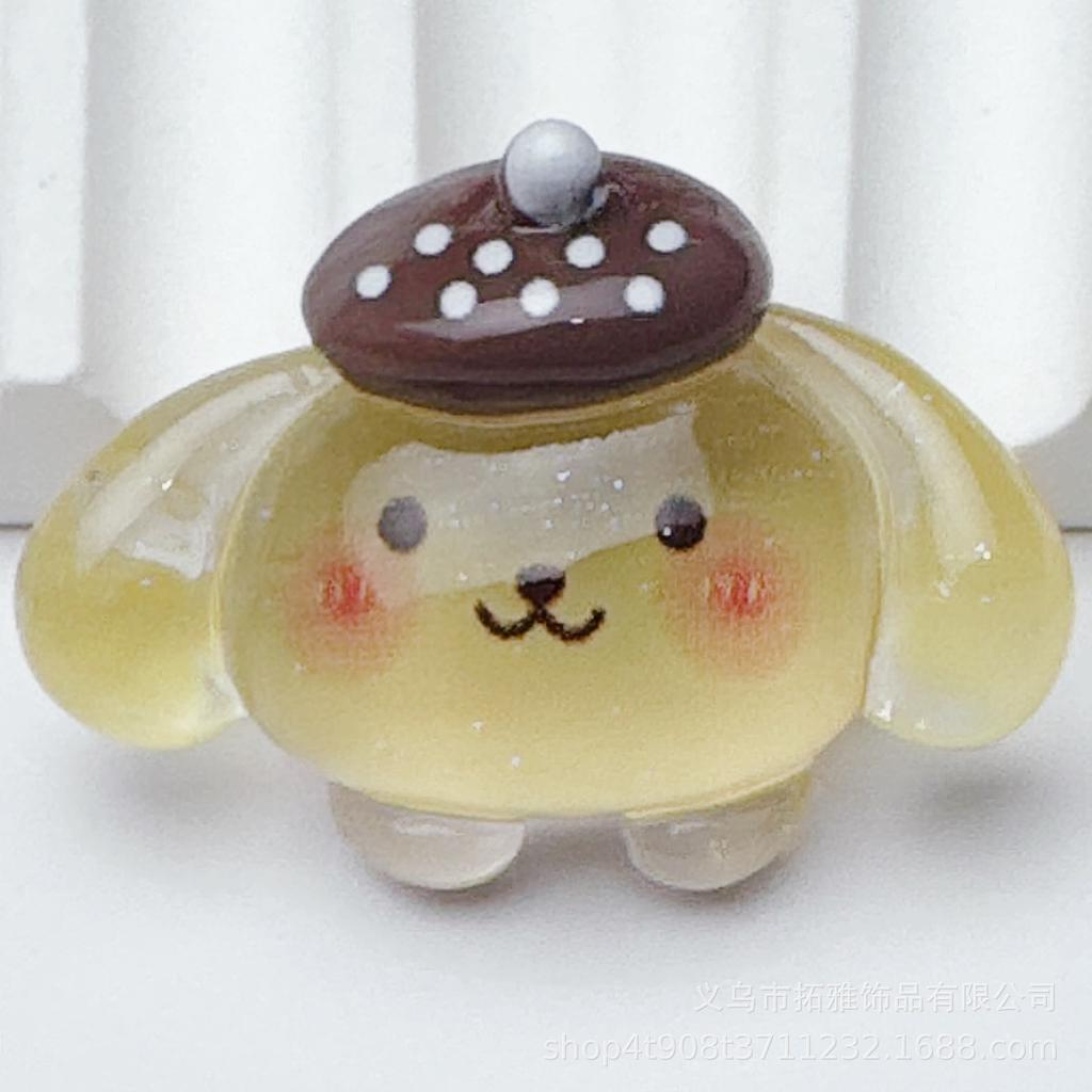 5 Pcs New Cartoon Transparent Animal Head Series Resin Scrapbook Diy Jewelry Party Children Gift Hairpin Accessories A30