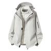 3-in-1 Waterdicht Winddicht Outdoor Jack Met Afneembare Donsvoering Heren Dames Wandelen Kamperen Vissen