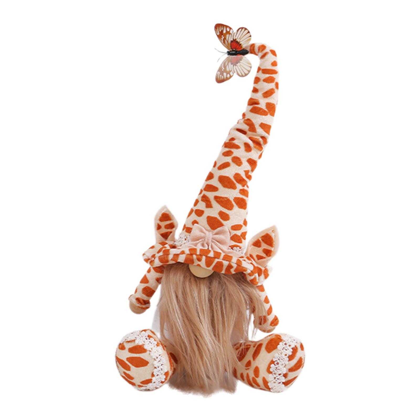 

Животное Рудольф Кукла Сидящая Украшения Милая Кукла Слон Без Лица One Size