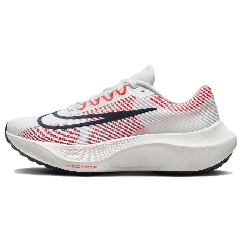 Nike Zoom Fly 5 White Bright Crimson Sneakers Casual DM8968-100
