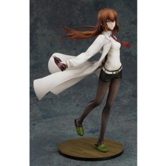 Makise Kurisu Coat Wonder Festival 2013 Summer Scale PVC Painted Complete Figure Steins;Gate (White Ver.) 1/8