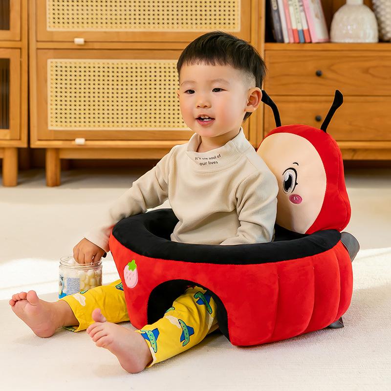 Creative Baby Learning Seat Cartoon Bag Sofa Plush Toy Children Eat Anti-Rollover Chair