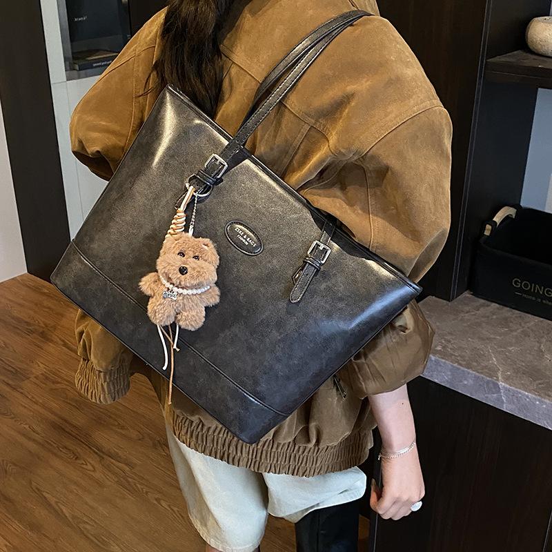 Daily commuting versatile bag women's 2025 new light luxury niche high-end shoulder bag large-capacity tote bag