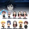 Adorable Q Version Nezuko Kamado Miniature Doll Keychain For Demon Slayer Collectors