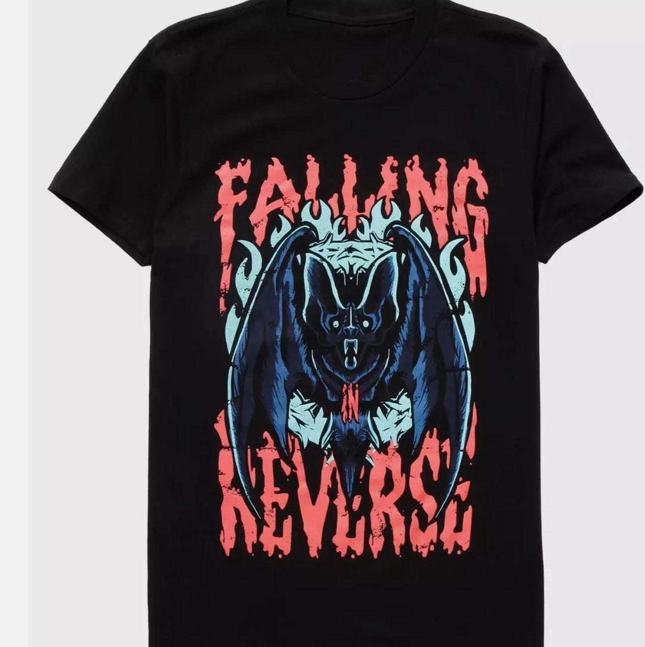

Новая футболка Falling In Reverse I m Not a Vampire Все размеры Подарок Хэллоуин 3XL