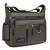 2024 Men's Waterproof Crossbody Bag, Large Capacity, 7 Compartments for Casual, Business, and Travel.