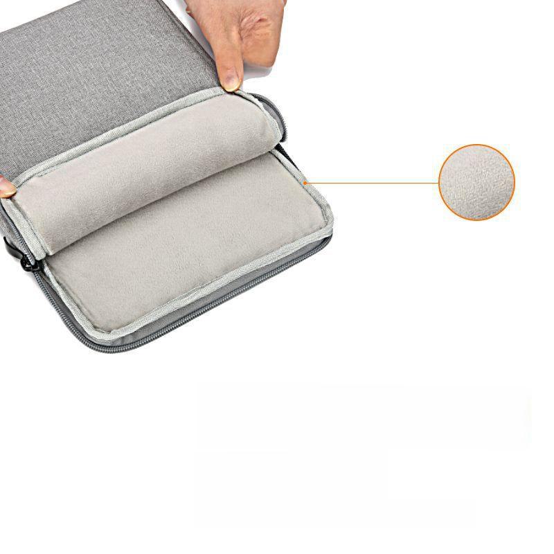 Spritzwassergeschützte, stoßfeste Laptop- und Tablet-Hülle aus dickem Samt