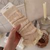 Y2K Pletené návleky na nohy Jednobarevné Dlouhé podkolenky Sladké ponožky do bot Podzim a Zima