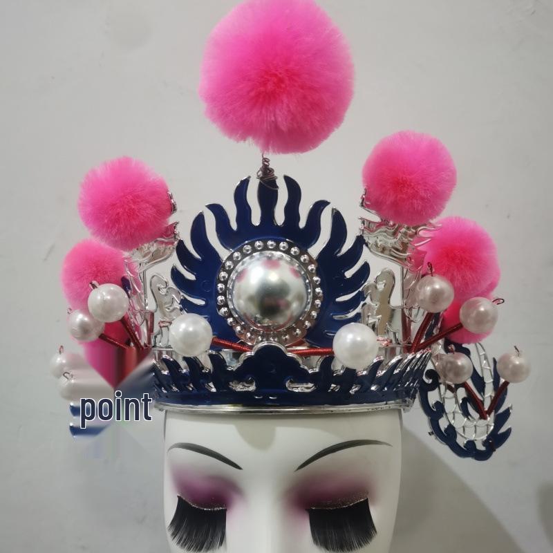 Small Ezi Peking Opera Prop Hat - Drama Headwear & Performance Supplies