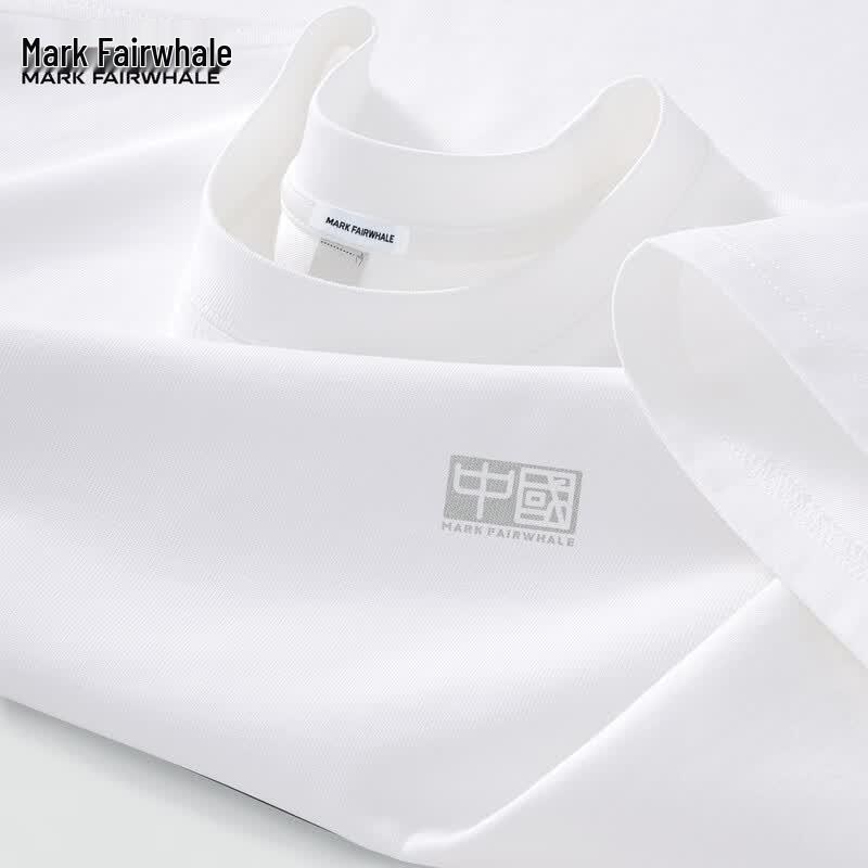 Mark Fairwhale Men s 2026 Summer Retro Cotton T-Shirt 3XL