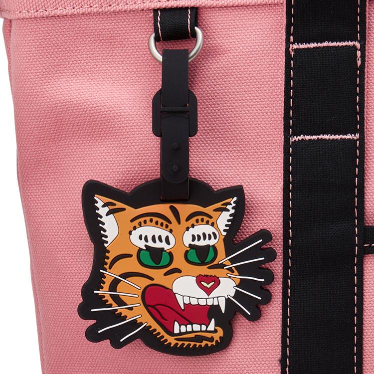 Onitsuka Tiger Cotton Tote Bag, Shoulder Bag Women's Pink & Black 3183B233-700