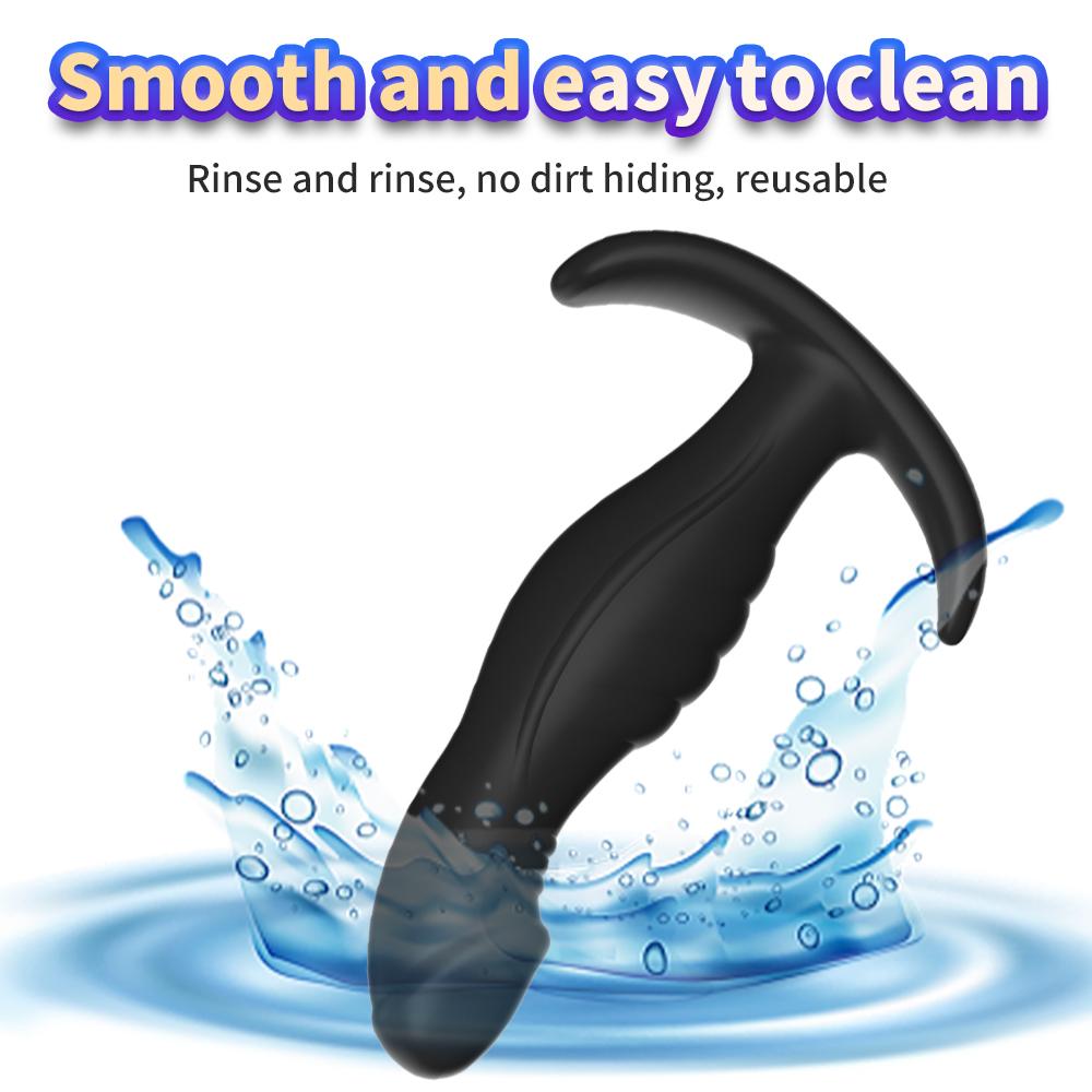 Anal Plug Silicone Butt Plug Realistic Glans Design Textured Prostate Massager Anal Trainer Kit Soft Safe for Beginner Unisex Insert Dildo Masturbator