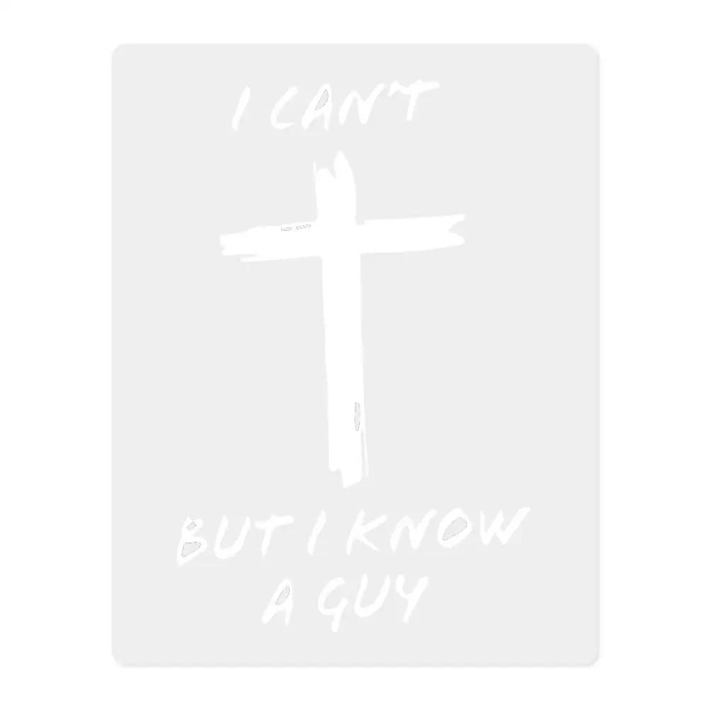 

I Can t But Know A Guy Car Funny Stickers Creative Fashion Sticker Laptop White Cross Decoration Car Sticker Waterproof L8K2