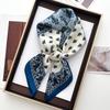 New 70cm Square Paisley Print Square Silk Scarf Casual Elegant Thin Breathable Neck Women Windproof Head Wrap Hair Scarves