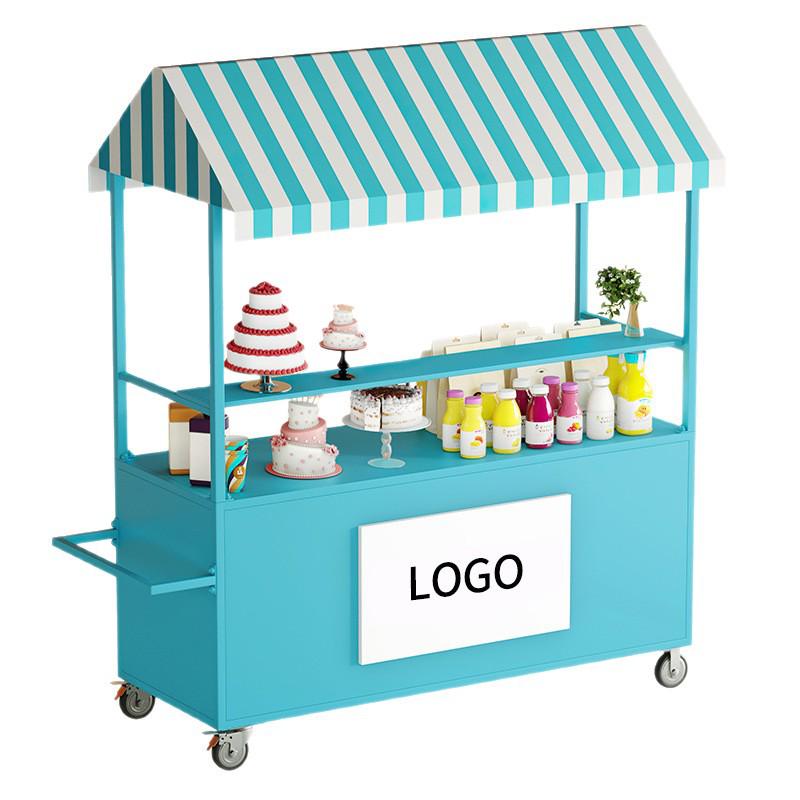 Mobile Snack and Retail Cart for Night Markets and Scenic Areas