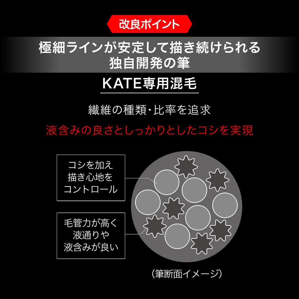 Kate Super Sharp Liner Refill EX4.0 BR-2