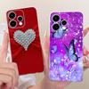 Transparent For Oppo Reno15 Cover Luxury Cute Cat Fashion Butterfly Cool Painted Bumper Casing For Oppo Reno15 5G CPH2825 Case