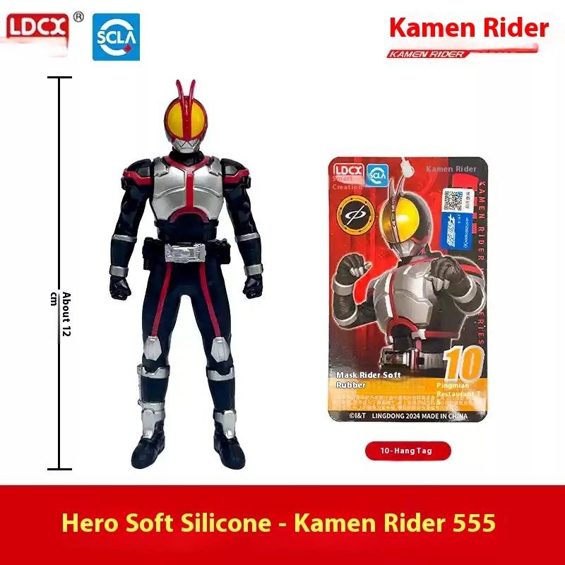 New Cool Fashionable Masked Rider Soft Rubber Action Figures Fashion Playthings Desktop Ornament Boy Surprise Gifts Collectable Models
