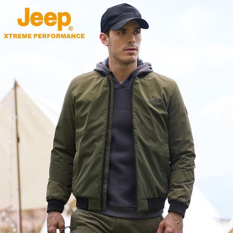 JEEP Men's Stand-Collar Padded Workwear Jacket J142095050