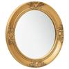 VidaXL Wall Mirror Baroque Style 50 Cm Gold 320345