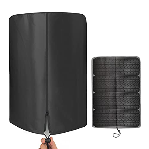 

Чехол для шин ZATOOTO, уличный, толстый, водонепроницаемый, подходит для 4 шин, ширина 73 x высота 110 см, хранение шин, защита от кражи, защита от грязи, предотвращает износ