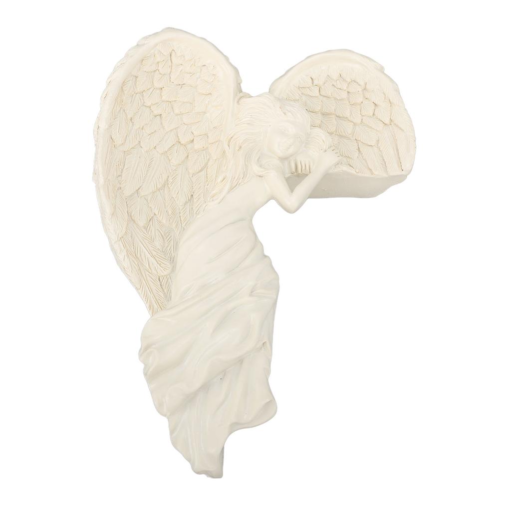 Angel Door Frame Decoration Unique Exquisite Resin Door Frame Angel Wing Sculpture for Home and