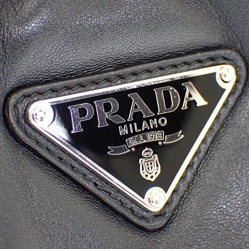 PRADA  1BA359 Handbag black leather Women