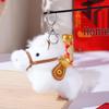 Portachiavi Peluche Cavallo 2026 - 'Ricchezza Istantanea' Carino Regalo di Capodanno