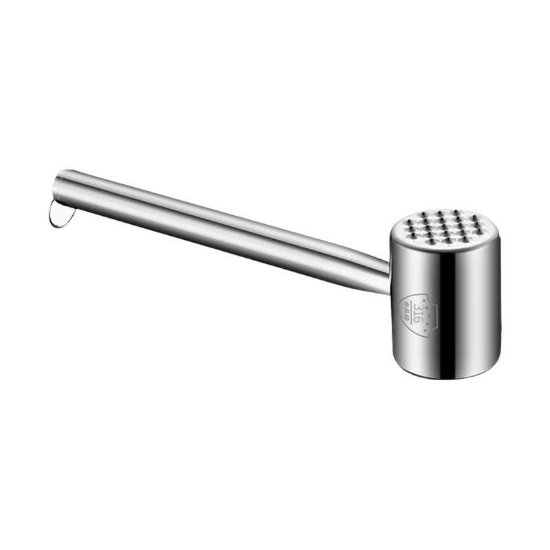 Doppelseitiger Fleischklopferhammer aus Edelstahl für Steaks