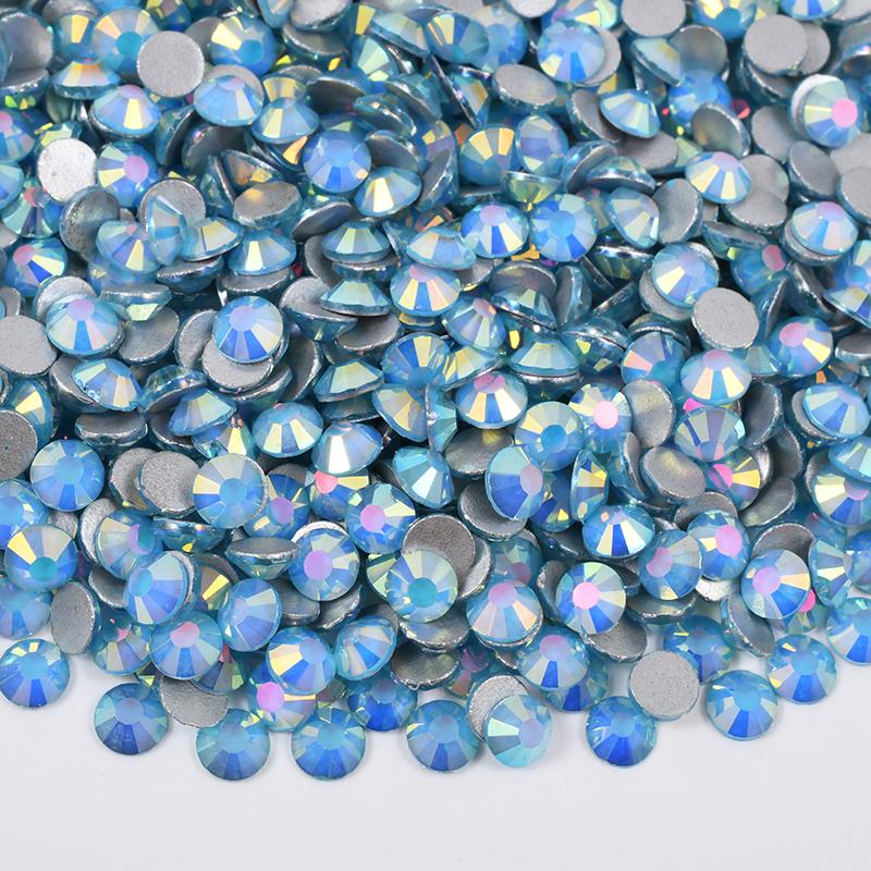 New Misty Rose Colors Glass Rhinestones SS6-SS30 Non Hotfix Crystals Flatback Crystal Rhinestones for Nail Art DIY