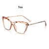Be Equipped with Myopia Glasses Women's Eyeglass Frame Faceted Crystal Eyeglasses Cat Eye Glasses Frame Square Glasses Frame