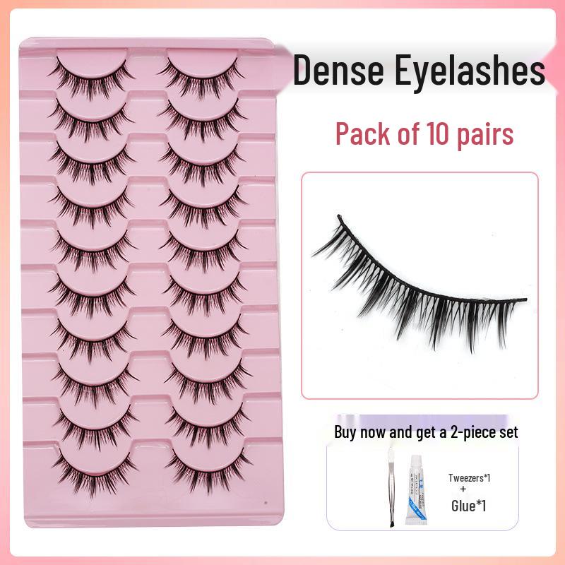 

Десять пар густых накладных ресниц для косплея - Моэ-девочка, Большой Дьявол, Трендовый комикс-стиль