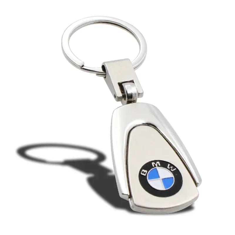 For BMW 1pcs metal key chain key ring car badge keychain For Bmw x1 x3 x5 x6 z4 f10 f20 f30 e36 e39 e46 e60 e90 Car accessories