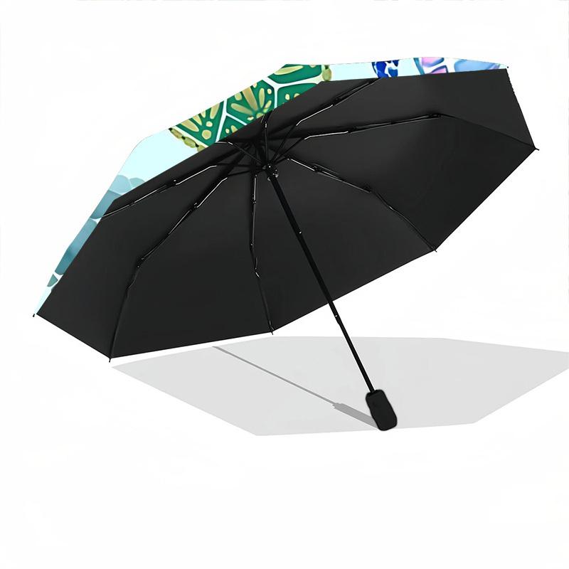 1 Stück Faltregenschirm mit Meeresschildkröten-Print | Elegantes Design, Modisches Accessoire, Langlebige Konstruktion, Stabile Speichen yy251107031