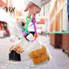 Multifunctional Silicone Straps for Pets Food Sealing Straps, Flexible Reusable Storage Cable Ties Push Type Lock Object Fixing with Safety