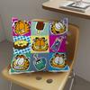 Cartoon Garfield Cute Cat Cushion Cover Car Throw Pillow Case For Sofa Car Christmas Gift 40X40Cm 45X45Cm
