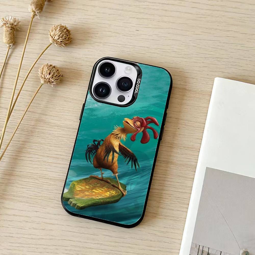 funny chicken joe surf     Phone Case For iPhone 17,16,15,14,13,12,11,Pro Max,Plus Candy Silver Cover iPhone16plus
