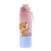 Cartoon Letter Printed Lovely A-Z 750ML Water Bottle Large Capacity Drinking Cup Portable Outdoor Sports Water Cup Children Gift