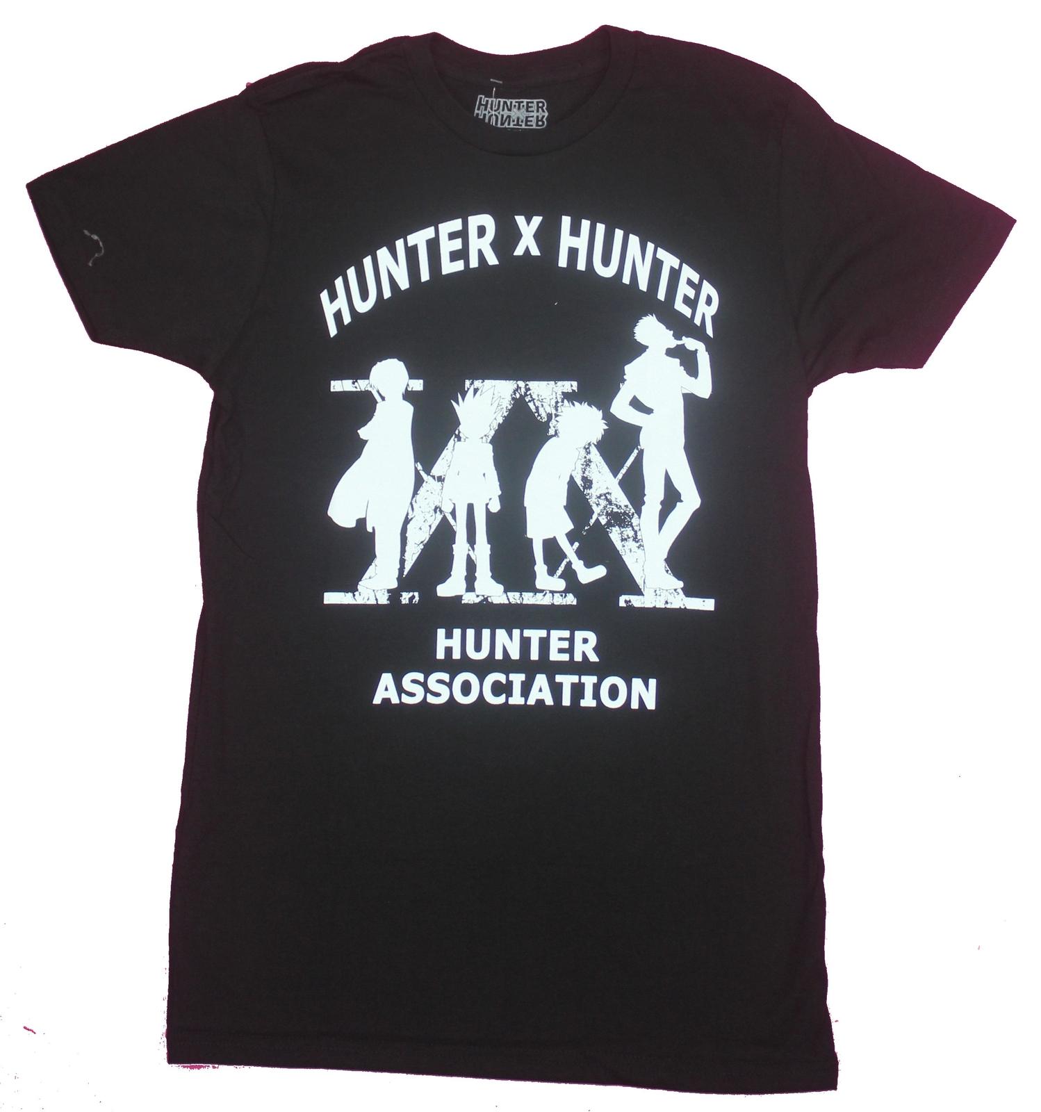 Hunter X Hunter Adult New T-Shirt- Silhouetted Group Hunter Association Pic S