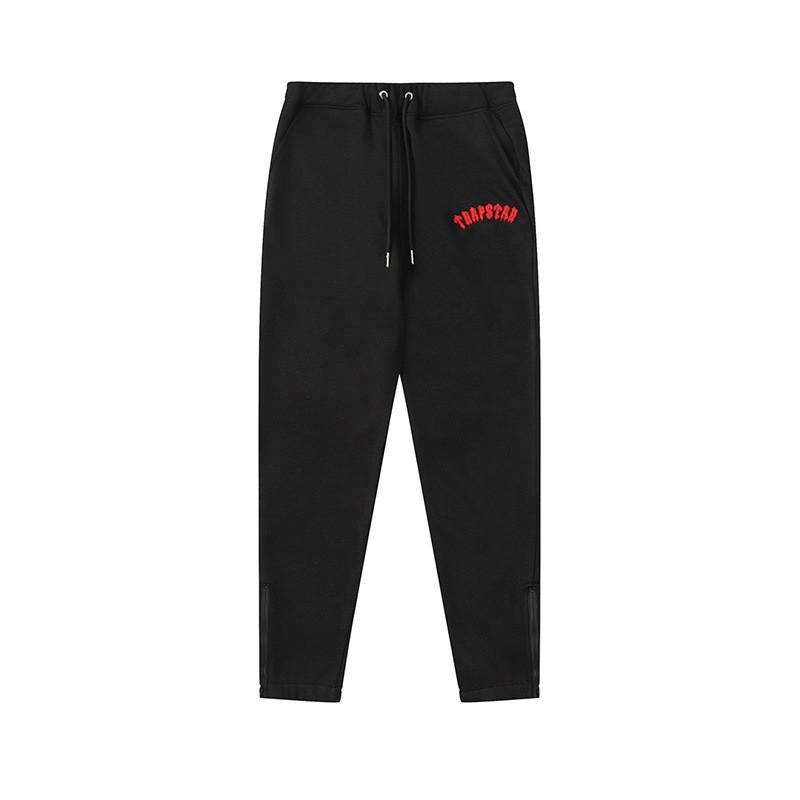 Mens Gradient Letter Tiger Head Embroidered Hoodie Jogger Set Streetwear Winter Outfit