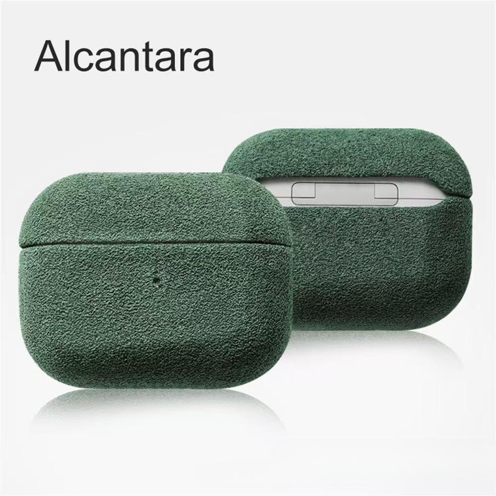 Luxury Alcantara Case for AirPods Pro 3(2025) Fur Leather Cover for AirPods 4 & Pro2 Wireless Bluetooth Earphone Accessories