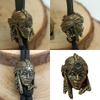 Brass  Lanyard Bead Tribal Female Soldier Brass  Bead Vintage Parachute Cord Beads for Bracelets Pendants Enduring