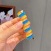1PC New Lovely Beaded Big Flowers Elastic Spiral Hair Rope Head Rope Ponytail Hair Ring Rubber Band Headdress For Kids